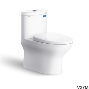 Bồn Cầu Viglacera V37M Xả Xoáy Nắp Êm