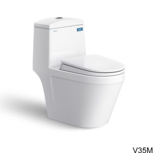 Bồn Cầu Viglacera V35M Xả Xoáy Nắp Êm