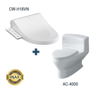 Bồn cầu điện tử INAX AC-4005+CW-H18VN/BW1