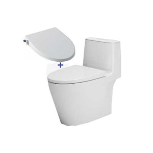 Bồn cầu 1 khối nắp rửa cơ INAX AC-902+CW-S15VN/BW1