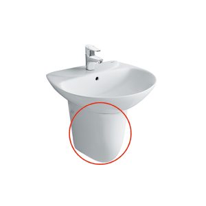 Chân chậu rửa mặt lavabo treo tường INAX lửng L-288VC/BW1