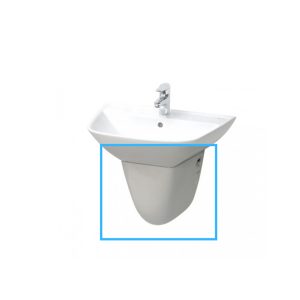 Chân chậu rửa mặt lavabo treo tường INAX lửng L-297VC/BW1