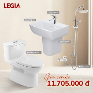 Bộ thiết bị vệ sinh Inax combo 4