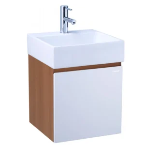 Bộ Tủ Lavabo Caesar Treo Tường LF5257/EH05257AWV vân Gỗ