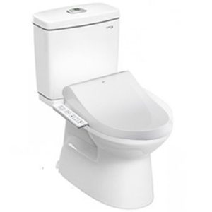 Bồn cầu nắp điện tử INAX C-504A+CW-H17VN/BW1