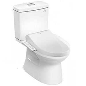 Bồn cầu nắp điện tử INAX C-504A+CW-H18VN/BW1