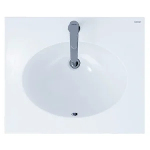 Chậu Rửa Lavabo Caesar L5022 Dương Vành 500x420 mm
