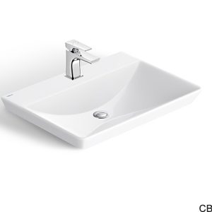 Chậu Rửa Lavabo Viglacera CB70 Đặt Bàn 610x460mm
