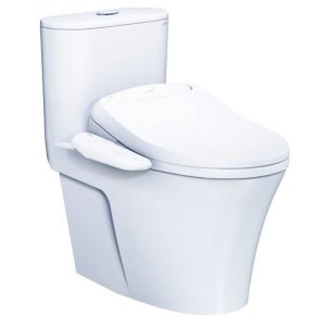 Bàn cầu 1 khối C1395F + Nắp rửa điện từ TAF400H