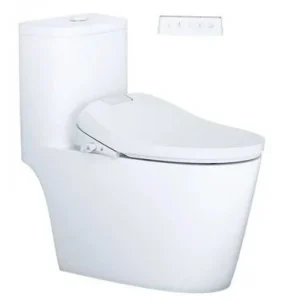 Bàn cầu 1 khối C1364F + Nắp rửa điện từ TAF610H