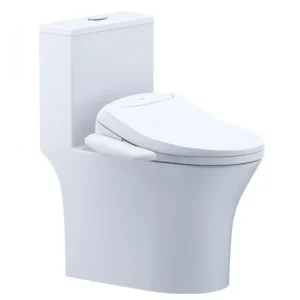 Bàn cầu 1 khối C1391F + Nắp rửa điện từ TAF400H