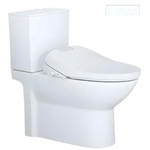 Bàn cầu 2 khối CD1340 + Nắp rửa điện từ TAF610H