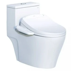 Bàn cầu 1 khối C1356F + Nắp rửa điện từ TAF400H