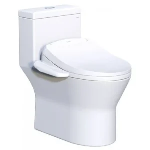 Bàn cầu 1 khối C1374F + Nắp rửa điện từ TAF400H