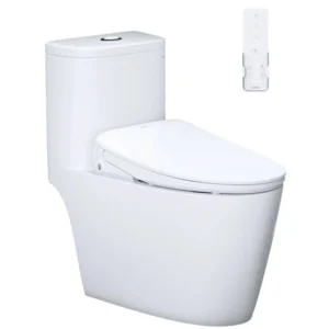 Bàn cầu 1 khối C1364F + Nắp rửa điện từ TAF710H