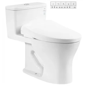 Bồn Cầu Điện Tử TOTO MS855CDW23 Nắp Rửa Washlet TCF47360GAA S7 Giấu Dây