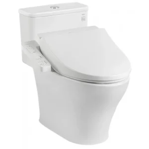 Bồn cầu 1 khối TOTO MS857DW18 nắp điện tử TCF23710AAA Washlet C2 cơ bản