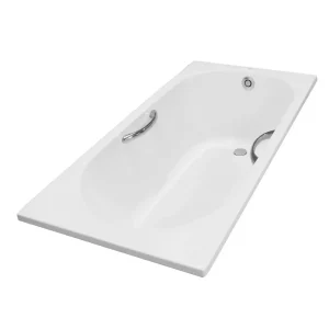 Bồn tắm nhựa có tay vịn không yếm PAY1710HV#W