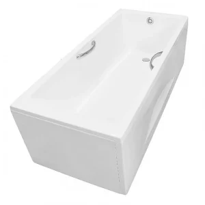 Bồn tắm nhựa có tay vịn có yếm PAY1725HVC#W