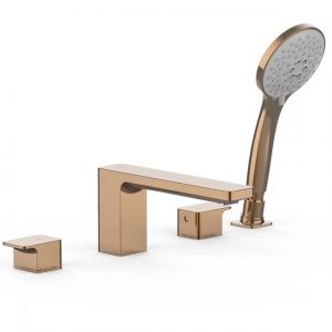 Vòi Xả Bồn Tắm American Standard WF-1300WS (WF1300WS) Nóng Lạnh Màu Vàng Hồng