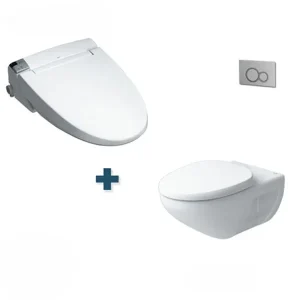 Bồn cầu treo tường nắp điện tử INAX AC-23P + CW-KA22AVN