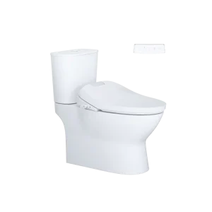 Bàn cầu 2 khối CD1320 + Nắp rửa điện từ TAF610H