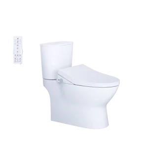 Bàn cầu 2 khối CD1320 + Nắp rửa điện từ TAF512H