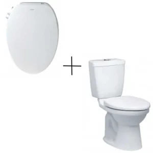 Bàn cầu 2 khối CD1325 + Nắp rửa cơ TAF060