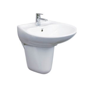 Chậu Lavabo TOTO LHT300CR Treo Tường Chân Lửng