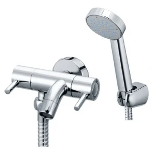 Vòi Sen Tắm Lạnh CAESAR S043C Dây Xi Tay 1 Chế Độ