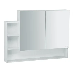 Tủ Gương Treo Phòng Tắm CAESAR EM01100V Màu Trắng