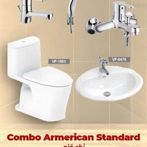 Bộ thiết bị vệ sinh American Standard combo 1