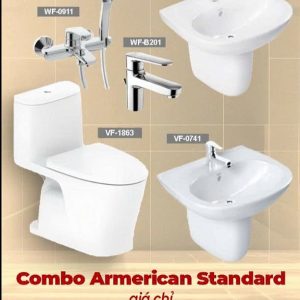 Bộ thiết bị vệ sinh American Standard combo 2