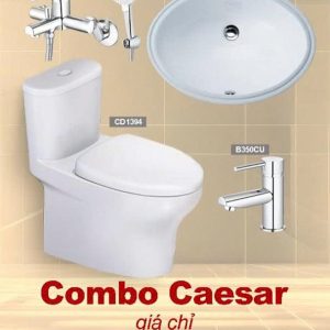 Bộ thiết bị vệ sinh Caesar combo 5