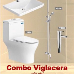 Bộ thiết bị vệ sinh Viglacera combo 5