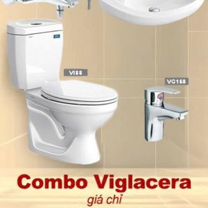 Bộ thiết bị vệ sinh Viglacera combo 2